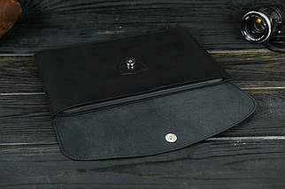 Чохол для MacBook Дизайн №35 з натуральної шкіри колір Чорний, фото 3