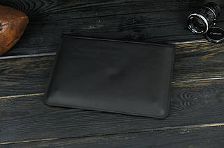 Чохол для MacBook Дизайн №35 з натуральної шкіри колір Чорний, фото 4