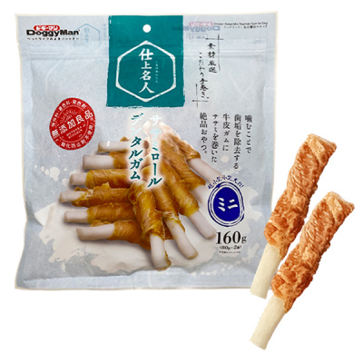 Ласощі для собак DoggyMan (ДоггіМен) Chicken Fillet Dental Gum в'ялена курка жуйка 6 см 360 г