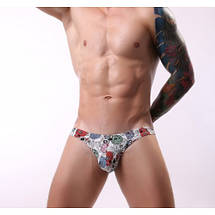 Чоловічі стрінги з черепами Dion XL, фото 3