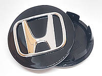 Колпачок заглушка Honda на литые диски 58/56/12 2602000010 Чёрный глянец