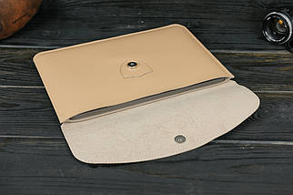 Шкіряний чохол для MacBook Air 13" (2018-2021) Дизайн №35, натуральна шкіра Grand, колір Бежевий, фото 5