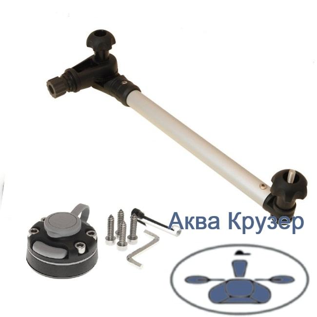 Набір Borika FASTen STm300 кріплення для датчика ехолота на транець човна ПВХ, колір чорний, фото 1