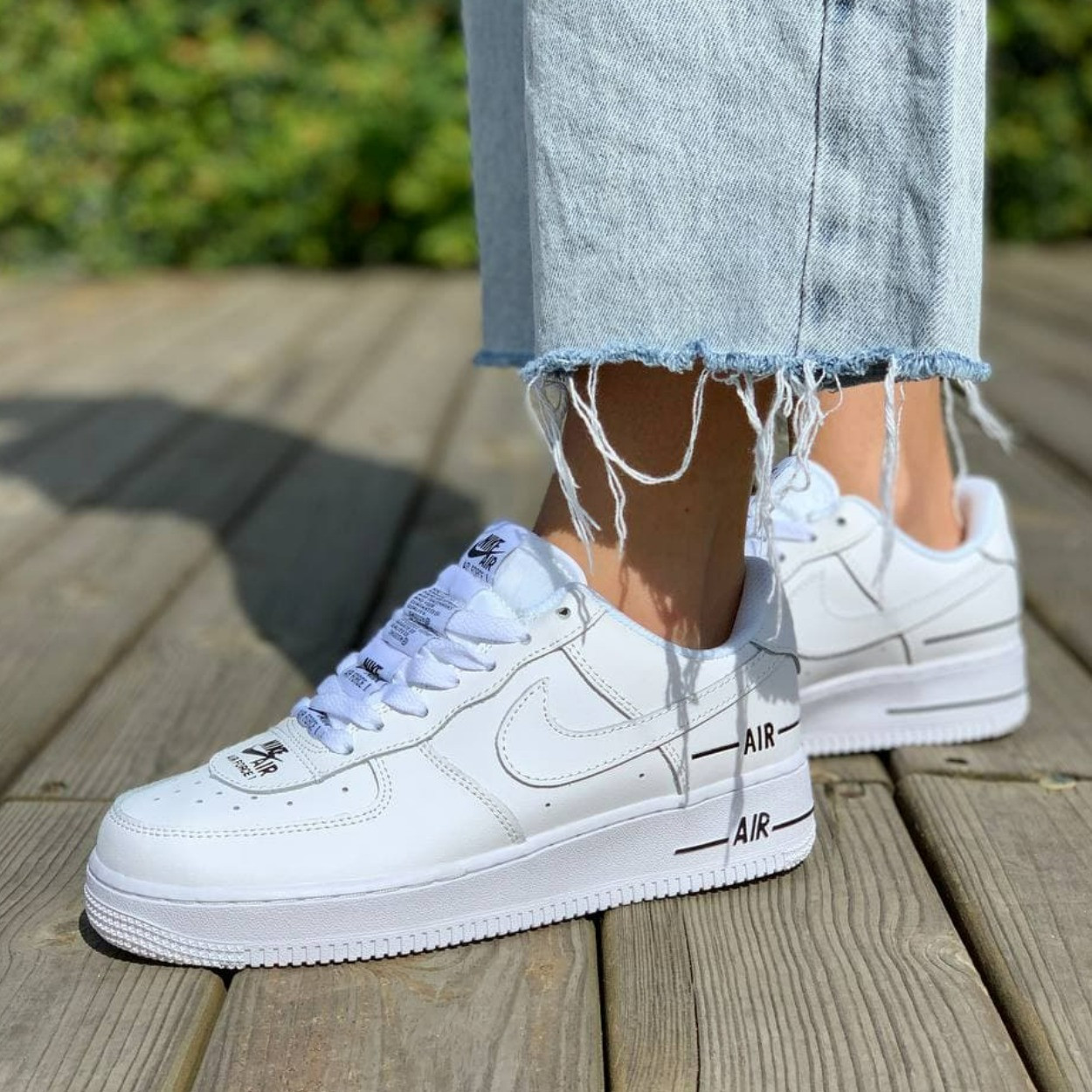 Nike air force black style best sale