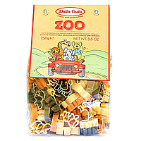 Макароны DALLA COSTA Zoo Pasta с томатом и шпинатом 250г, 12шт/ящ