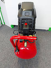 Повітряний компресор для будинку поршневий Vрес=24л COSMOS 2420 220V CE ROSSO FIAC 9995260000, фото 6