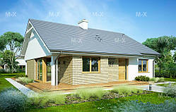 MS-021. Проект малого одноповерхового будинку