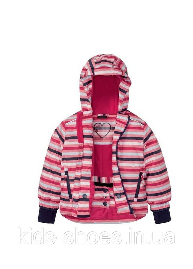 Дитяча термоплями мембранна куртка для дівчинки Lupilu