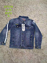 Джинсова куртка для дівчаток оптом, розміри 6-16 років, S&D арт. DT-1176