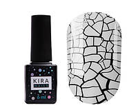 Гель-лак Kira Nails Crack Effect White, 6 мл