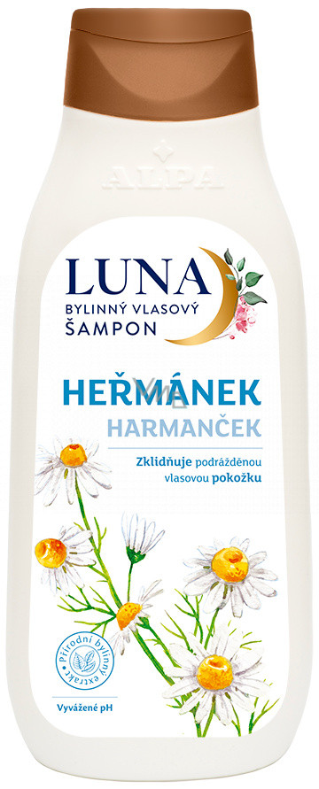 Шампунь для жирного волосся Alpa Luna Hermanek 430 мл (Ромашка)