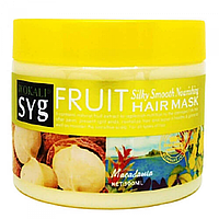 Маска для волосся Wokali Fruit Hair Mask Macadamia гладкі і шовковисті WKL127 500 мл