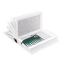 Закладка для книг "Сороконіжка" (зелений)