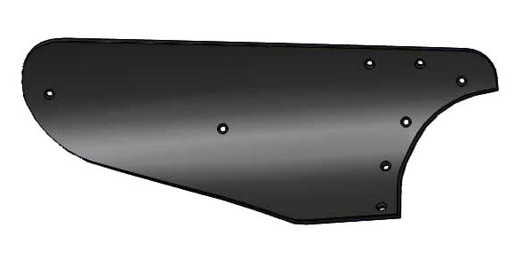 Відвал Lemken 3441350/3441351 R-L МБ10 (короткий)15 мм комплектований підтримкою