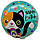Фольгована куля 18’ Pinan на День народження, коло, Happy Birthday, з котиками, 44 см, фото 2