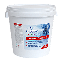 DESICLEAN COMPLEX 20, хлор тривалий 3 в1 в таблетках 20 гр , Froggy , Фроггі, 4 кг