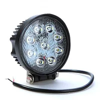 Фара-LED круг 27W (3W*9) 10-30V ? 115*55mm LIDER 188645