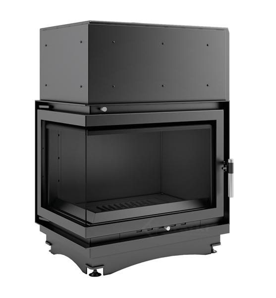 Топка з водяним контуром Kratki ZUZIA 15 BS з лівим склом