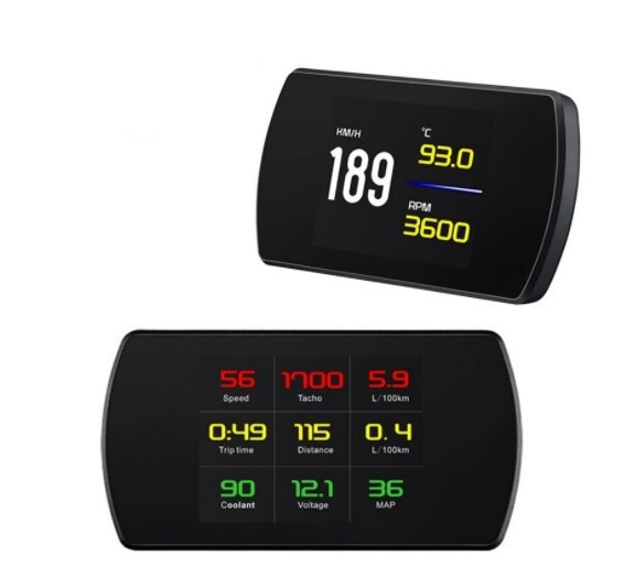 Бортовий комп'ютер OBD2 HUD P12