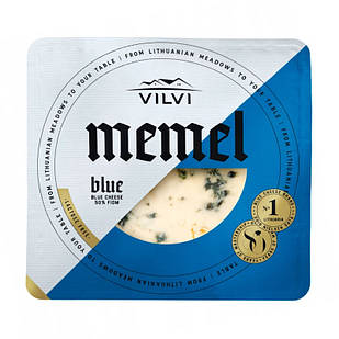 Сир з Блакитною Цвіллю М'який Memel Blue Vilvi 100 г Литва