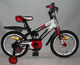 Дитячий двоколісний велосипед Azimut Stitch 12" червоний (12 дюймів)