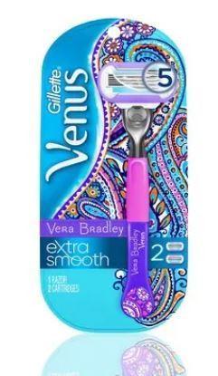 Жіночий бритвений станок Gillette Venus Extra Smooth Vera Bradley з 2 змінними касетами 01944