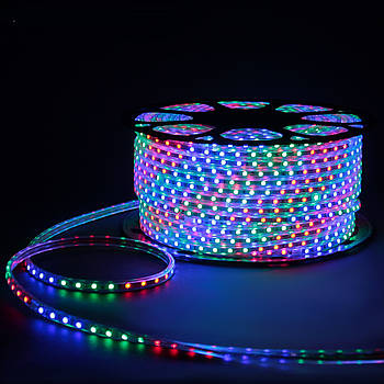 Світлодіодна стрічка LED 5050 Мультикольорова 100m 220V Лучшая цена
