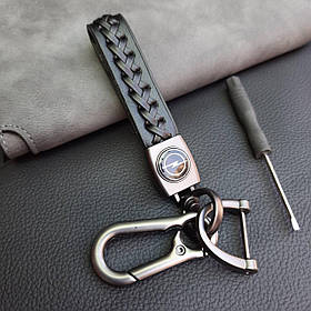 Брелок автомобільний плетений з логотипом Opel