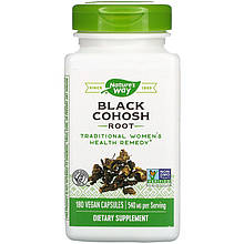 Корень клопогона Nature's Way "Black Cohosh Root" 540 мг (180 капсул)