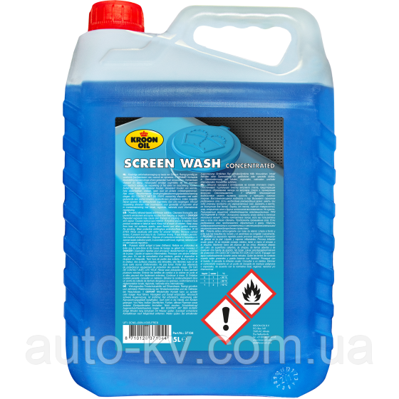 Рідина склоомивача Kroon Oil SCREEN WASH CONCENTRATED 5 л (37104)