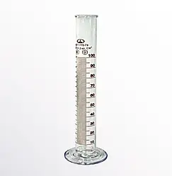 Циліндр мірний 100 мл на скляному підставі