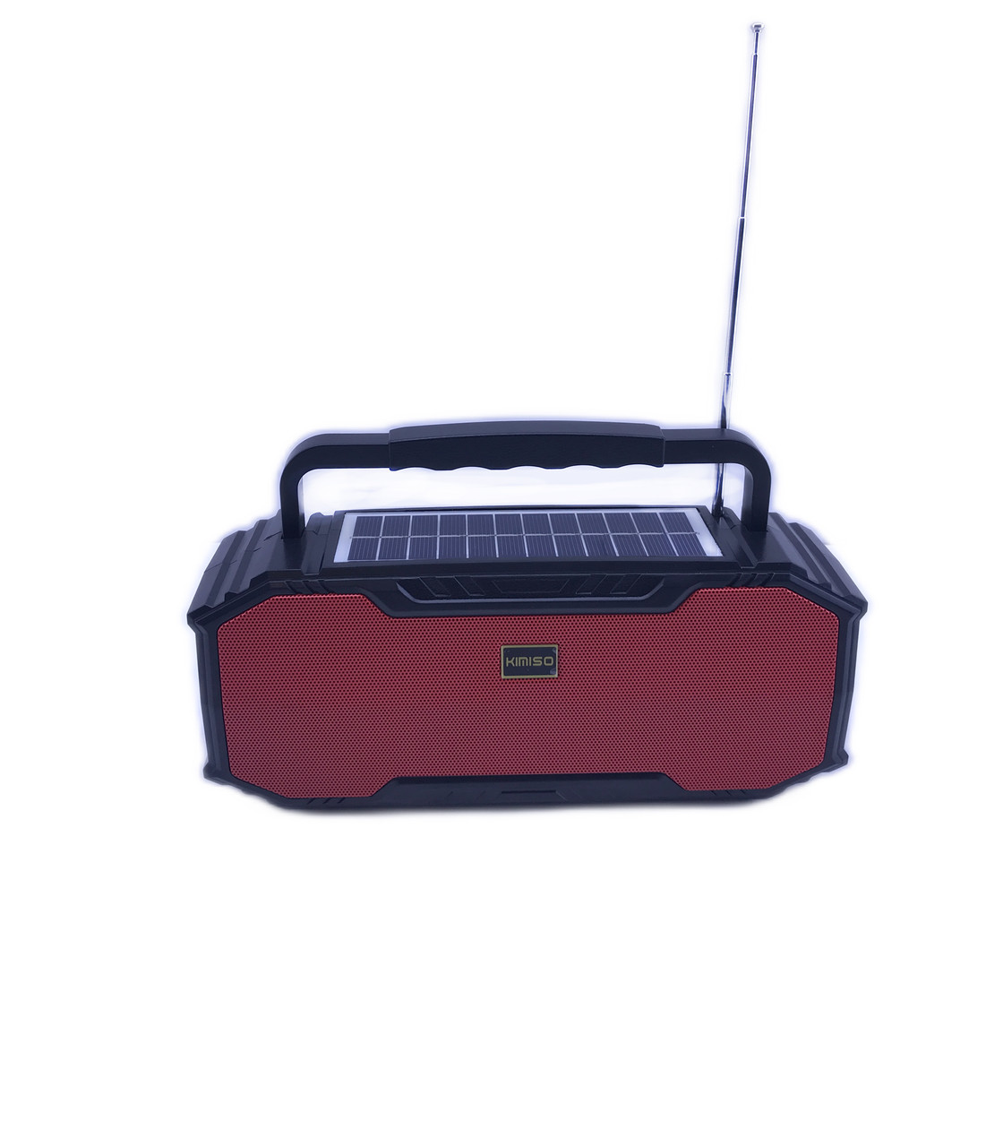 Міні колонка радіо KIMISO Bluetooth KMS-129 з ліхтариком та сонячною батареєю