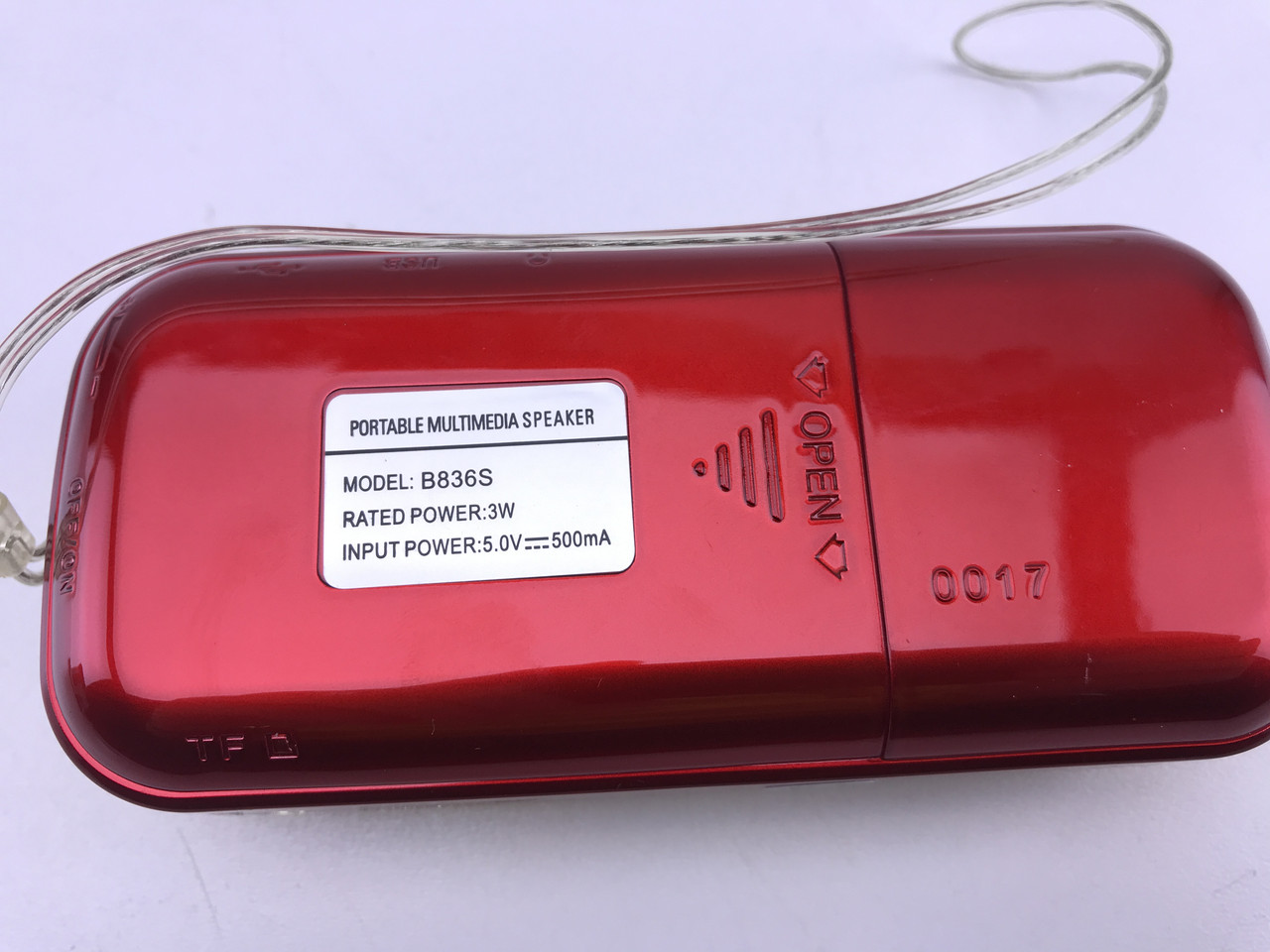 Компактный карманный приёмник BBK USB/MP3 с фонариком B836S - фото 5 - id-p1565891488