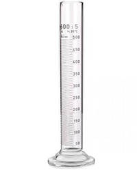 Циліндр мірний 500 мл на скляному підставі