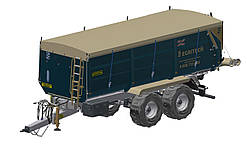Напівпричіп-самоскид тракторний НПСТ-24 для перевезення зерна, для завантаження сівалок