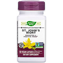 Зверобой Nature's Way "St. John's Wort" з розмарином і спіруліною, 300 мг (90 капсул)