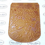 Клапан для рюкзака "Пташки". Колір "Рудий"., фото 2