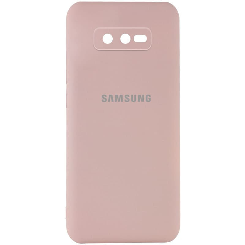 Чохол Silicone Cover My Full Color Camera (A) для Samsung Galaxy S10e Full camera, Рожевий / Pink Sand, фото 1
