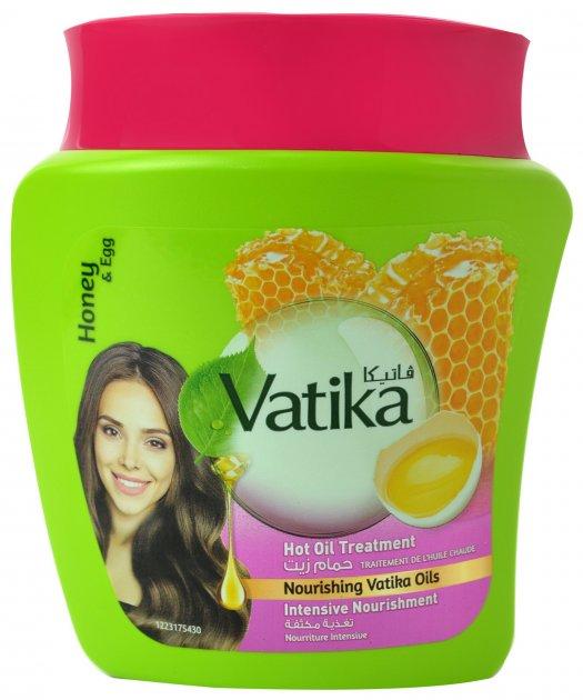 Маска для волосся "Живлення" збагачена яєчними протеїнами Dabur Vatika Naturals Egg Protein 500 мл.