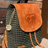 Клапан для рюкзака "Слон". Колір "Рудий"., фото 3