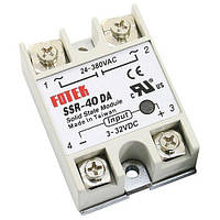 FOTEK Реле твердотільне SSR-40DA, 380V AC, 40A однофазне DC-AC