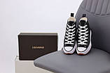 Жіночі кеди Converse Run Star Hike High Top Black White, чорно-білі кросівки конверс ран стар хайк чорні, фото 8