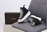 Жіночі кеди Converse Run Star Hike High Top Black White, чорно-білі кросівки конверс ран стар хайк чорні, фото 5