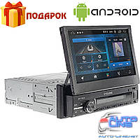 1DIN Автомагнитола Android с выдвижным дисплеем - Cyclone MP-7102A (Android)