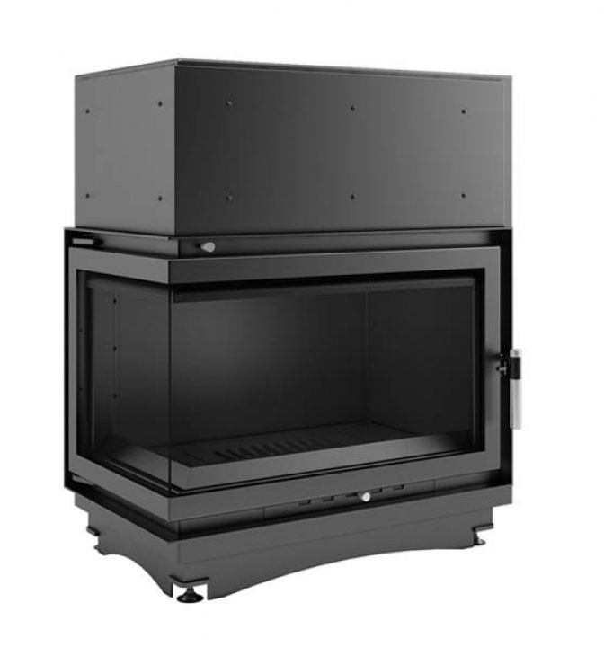 Топка з водяним контуром Kratki ZUZIA 19 BS з лівим склом