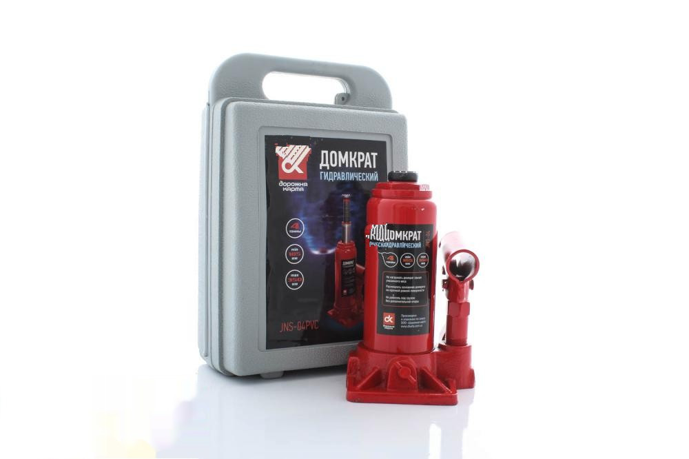 Домкрат пляшковий DK JNS-03 PVC 4т (валіза)