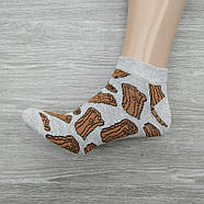 Шкарпетки жіночі короткі весна/осінь малюнок асорті р.36-40 CALZE VITA 30034243, фото 3