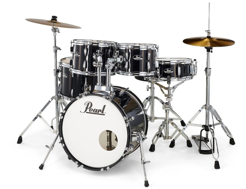 Акустична барабанна установка PEARL Roadshow RS-585SC/C31 (Jet Black) + Paiste Cymbals