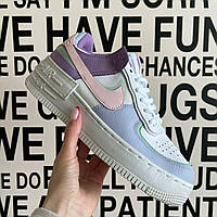 Кросівки жіночі Nike Air Force Shadow найк аїр форс різнобарвні повсякденні весна літо