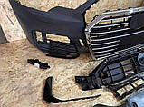 Бампер передній Audi A6 C8 S-Line 2018-2020 Решітка Захист Кронштейн, фото 5
